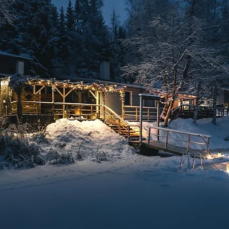 Lakeside Next To Nuuksio National Park, In Addition Hot Tub And Breakfast וילה