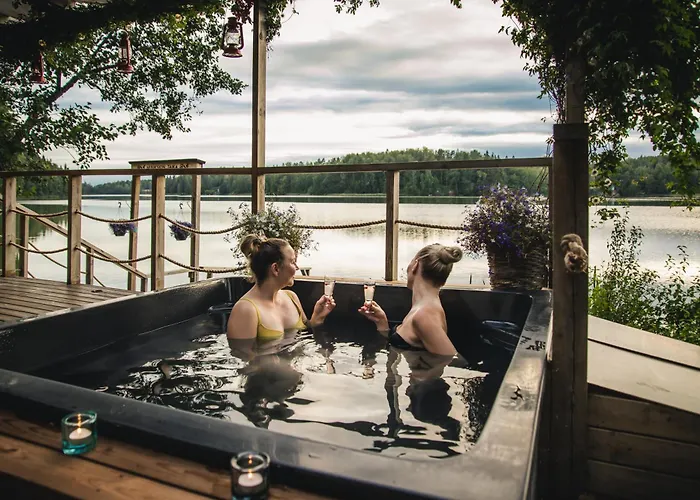 Lakeside Next To Nuuksio National Park, In Addition Hot Tub And Breakfast