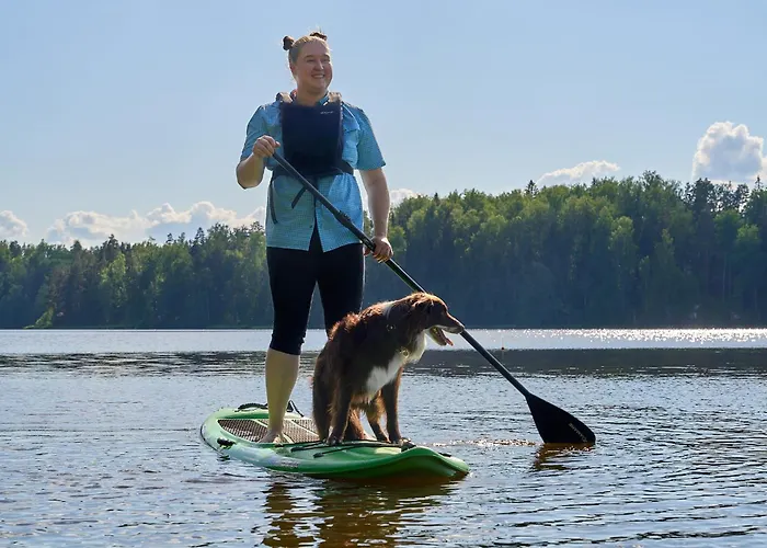 Villa Lakeside Next To Nuuksio National Park, In Addition Hot Tub And Breakfast